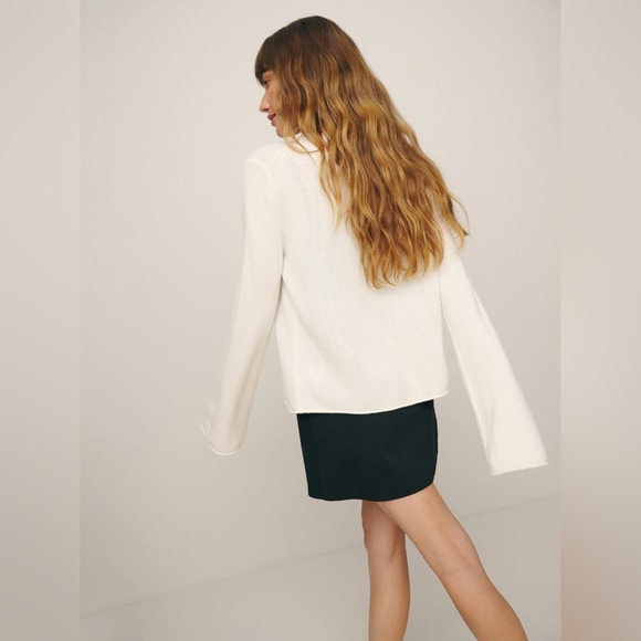 NWOT REFORMATION Liza Cashmere Open Cardigan - Picture 3 of 8